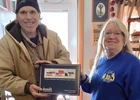 Clarksburg Volunteer Fire Company Receives POW-MIA Flag Donation from VFW Auxiliary