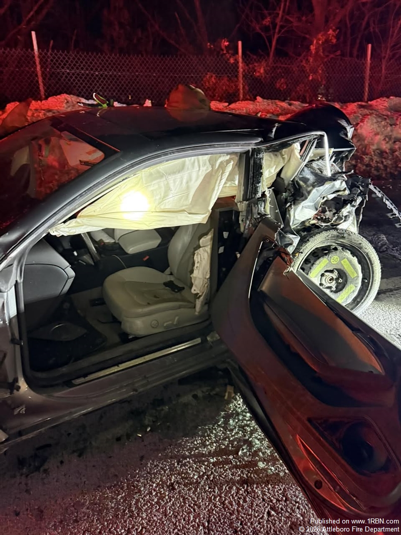 Attleboro Fire Department Responds to Serious Four-Vehicle Crash on I-95 South