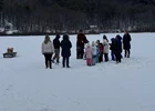 Firefighters Assist Croydon School 4-H Ice Fishing Outing
