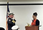 Mystic F.D. Holds Promotion Ceremony for New Fire Chief/Fire Marshal, Christopher Clarkin