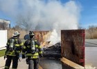 Dumpster Fire at Town Supply Company