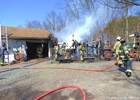 Working Garage Fire in Upper Hanover Twp.
