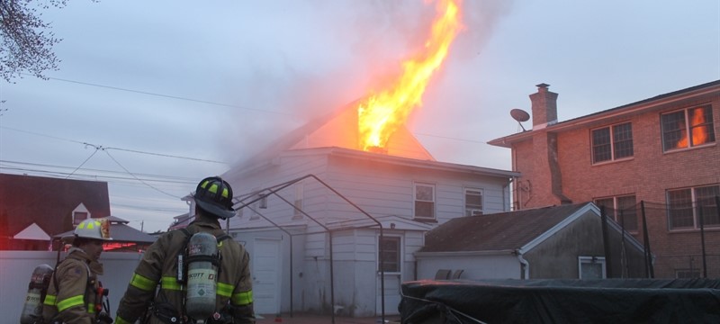 Elmwood Park home damaged by morning fire.