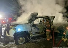 Truck Fire Near Structure Quickly Contained on Route 12