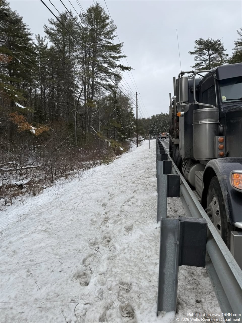 Tractor-Trailer Accident Cleared Safely After Multi-Agency Res