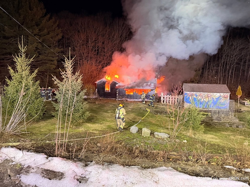 Cortlandville Fire Department Assists Mutual Aid Response at Structure Fire in Town of Solon