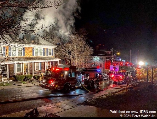 FIRE PUSHING FROM THE WINDOWS