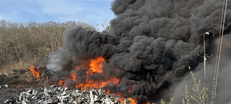 Montville Scrapyard Burns