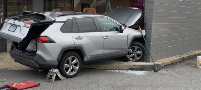 Car Drives Into Dunkin Donuts