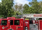 Fallen Tree Limb Damages Home and Vehicle on Lincoln Avenue