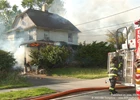 House Fire on Knickerbocker Rd. in Englewood Goes to Three Alarms