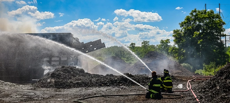 Large Sifter Machine and Multiple Loaders Catch Fire on River Road In East Greenbush