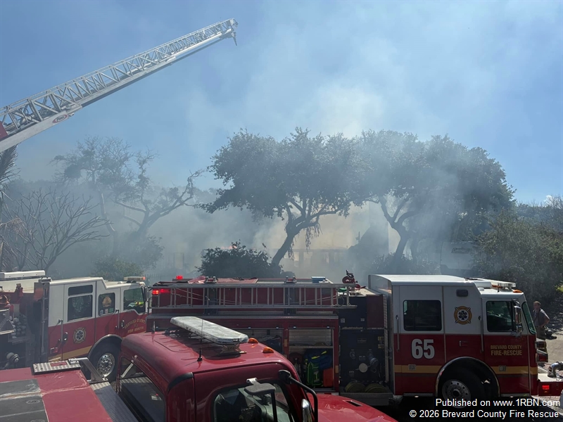 House Fire in Melbourne Beach Claims Pet, Spreads Briefly to Nearby Woods