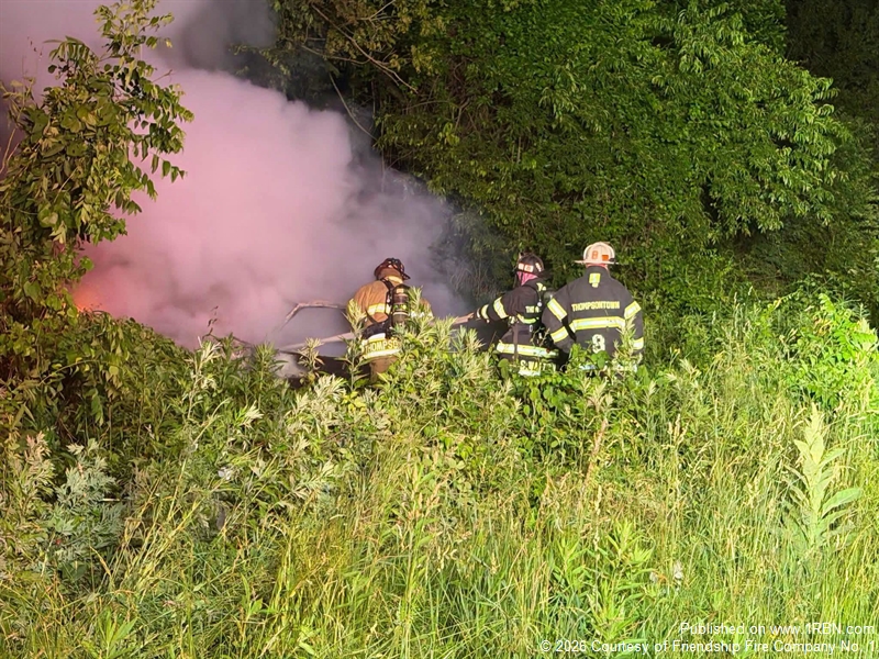 Squad 6 Supports Thompsontown at Overnight Crash Fire