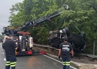 Vehicle Crashes Into Creek Off Route 17, Ramsey Fire Department Responds