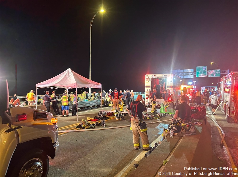 Pittsburgh Hazmat Team Assisted at Overturned Tractor-Trailer