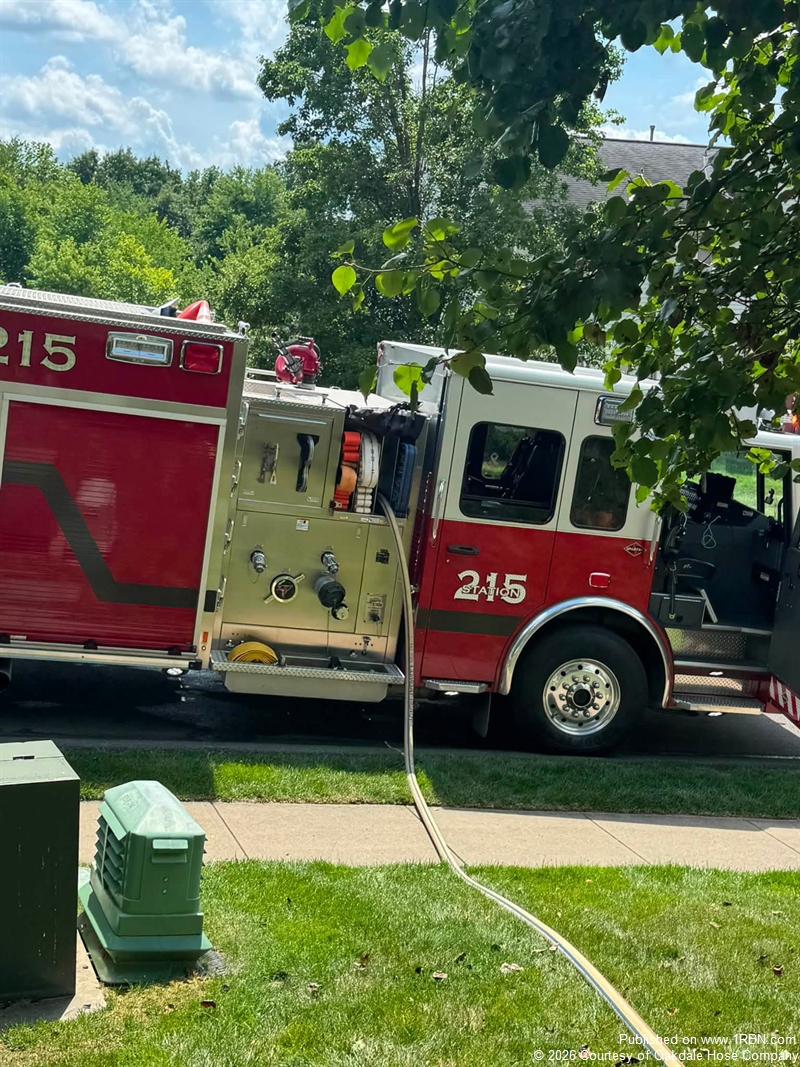 Oakdale Hose Company Extinguished Outdoor Fire