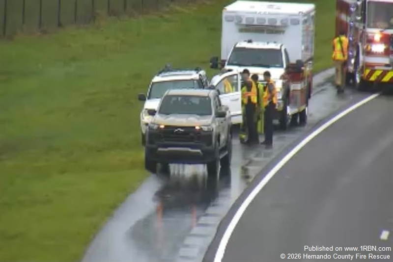 Lane Closure in Effect Following Crash on Suncoast Parkway