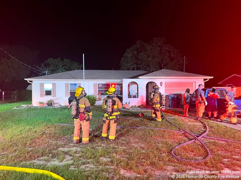 Kitchen Fire Quickly Contained; Pets Rescued, Residents Displaced