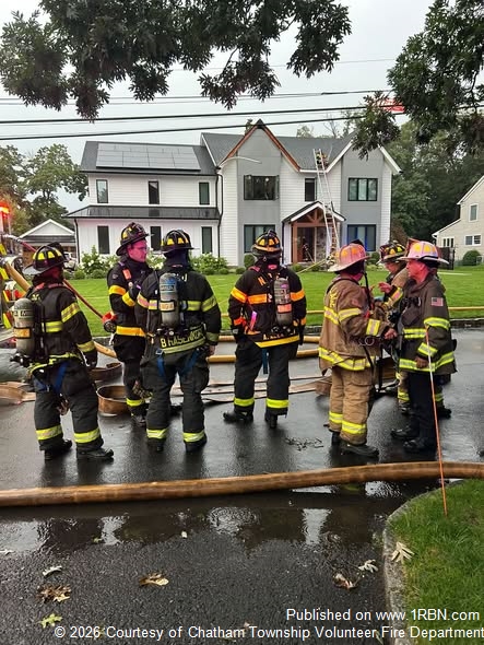 Lightning Strike Sparks Residential Fire in Chatham Township