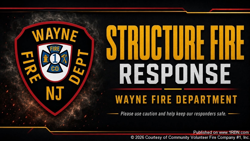 Wayne Fire Crews Responded to Valley Road Structure Fire