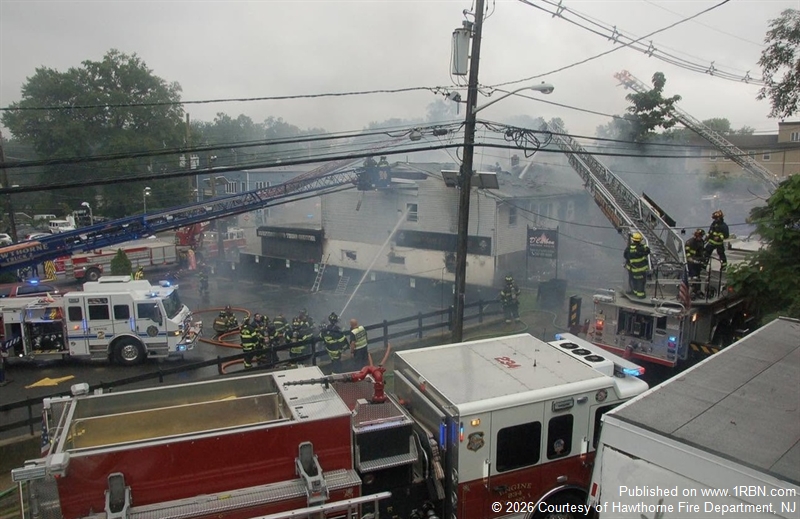 Hawthorne Fire Department Battled Goffle Road Structure Fire
