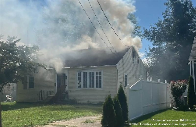 Audubon Engine 1 Responds to Haddon Heights Dwelling Fire