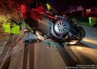 Late-Night Rollover Collision: Hinsdale and Mutual Aid Respond to Two-Vehicle Crash on Beley Avenue