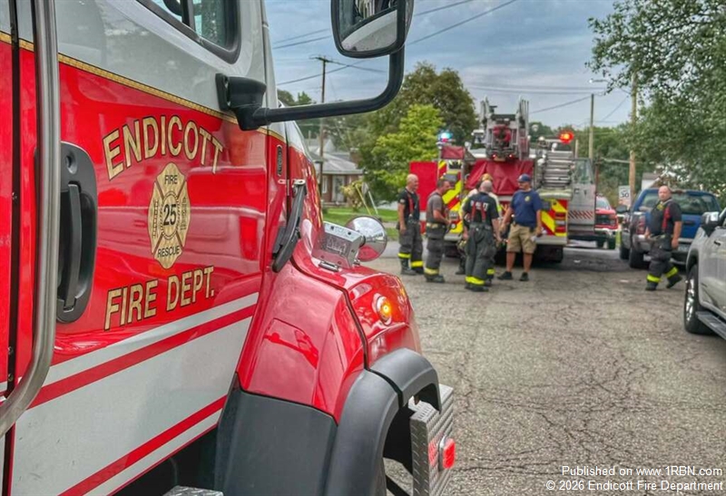Second-Alarm Kitchen Blaze: Fast Initial Attack by Endicott Firefighters Halts Tracy Street House Fire