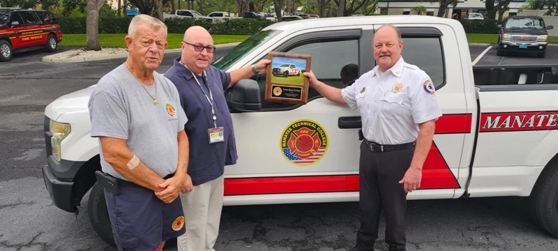 SOUTHERN MANATEE FIRE DONATION TO MANATEE FIRE ACADEMY