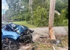Monroe Crews Assisted After Vehicle Hit Utility Pole