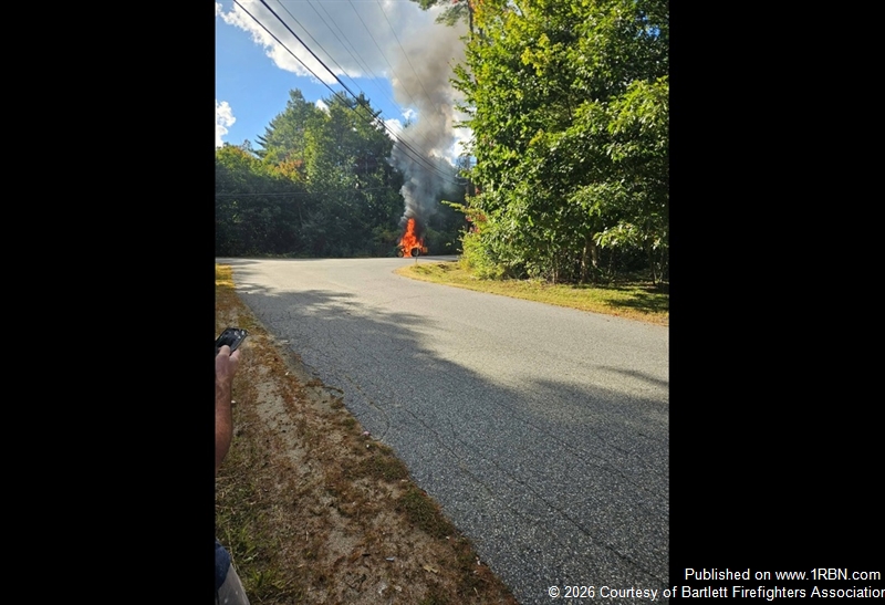 Bartlett Firefighters Responded to Rolling Ridge Road Tractor Fire