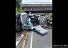 Two Extricated, Three Hospitalized Following Rollover Crash at Dwight and Patton Streets