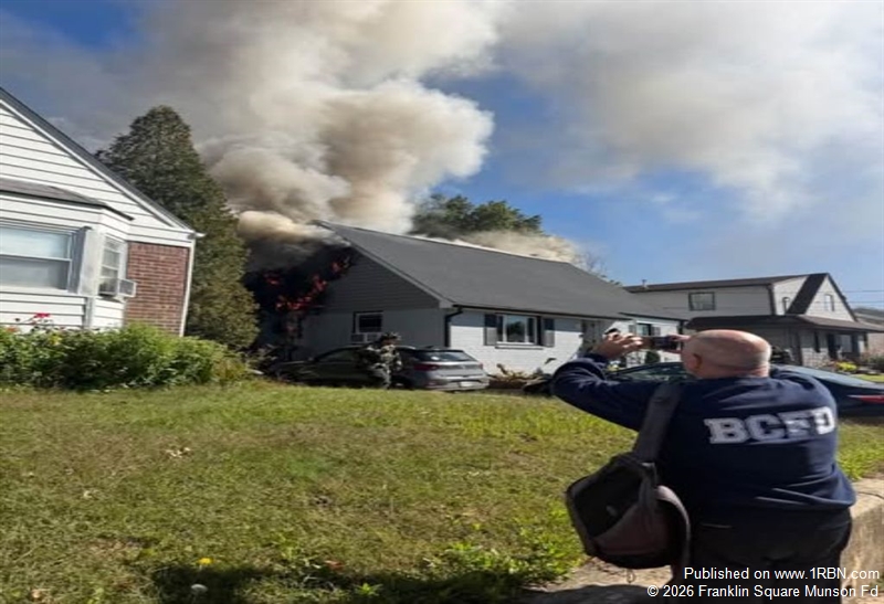 Quick Knockdown by Engine 711 Halts Rapidly Spreading House Fire in Franklin Square
