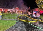 Irondequoit and Point Pleasant Firefighters Team Up to Suppress Garage and House Blaze