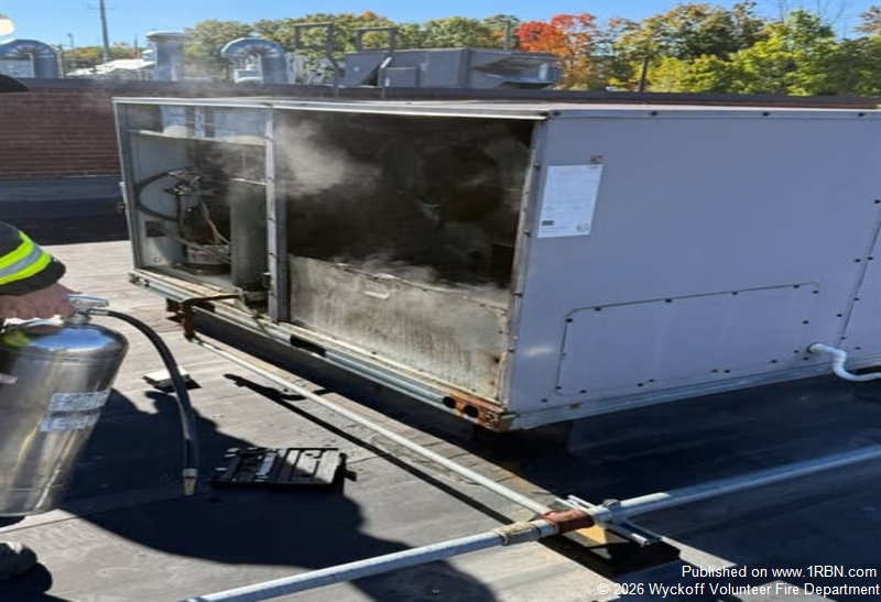 Smoke in Two Storefronts Traces Back to Contained Commercial Rooftop Unit in Wyckoff