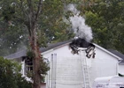 Mastic Fire Department Battles House Fire, Rescues Cat