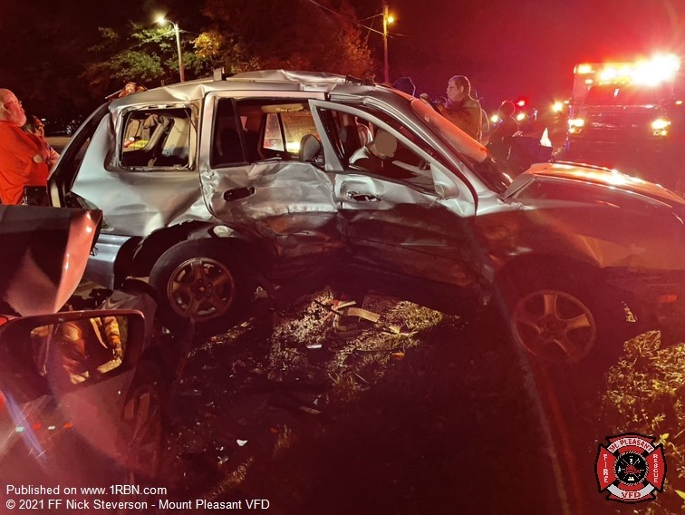 Thanksgiving Crash Injures Two