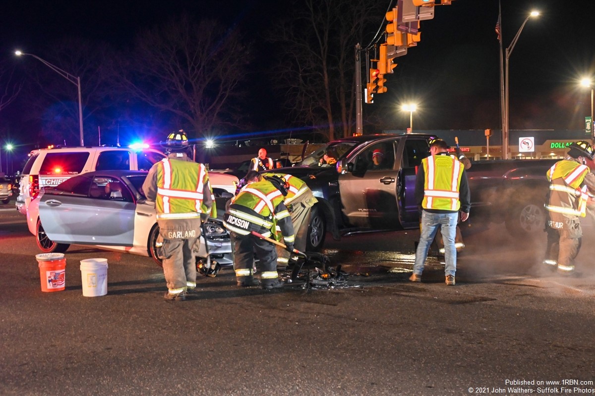 Crash in Shirley Sends Multiple People to Hospital