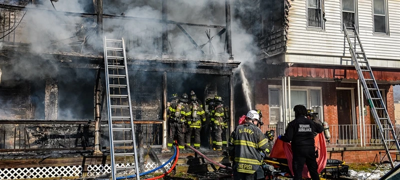 Albany Firefighters Rescue 3 Victims from A 2nd Alarm Fire on Western Avenue