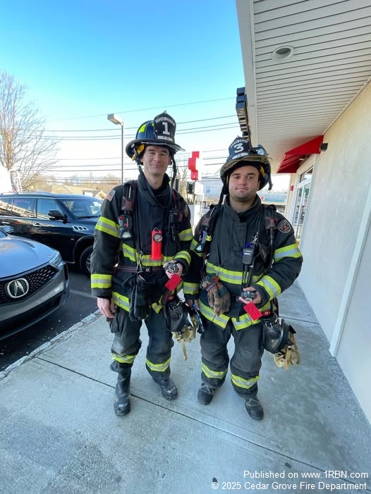 Cedar Grove Crews Ensure Scene Safety During Alarm Response