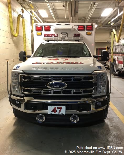 Remounted Ambulance 47 Joins Monroeville Fire Dept. Fleet