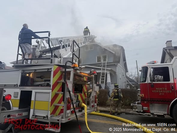 Rescue 4 and Truck 4 Operate at Turtle Creek House Fire