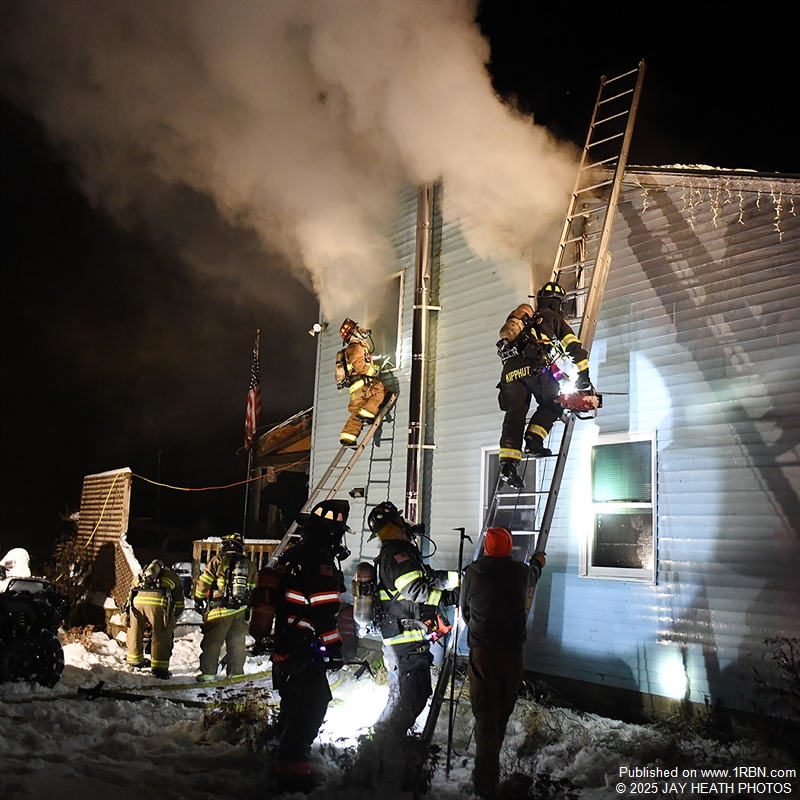 Christmas Eve House Fire in Webster